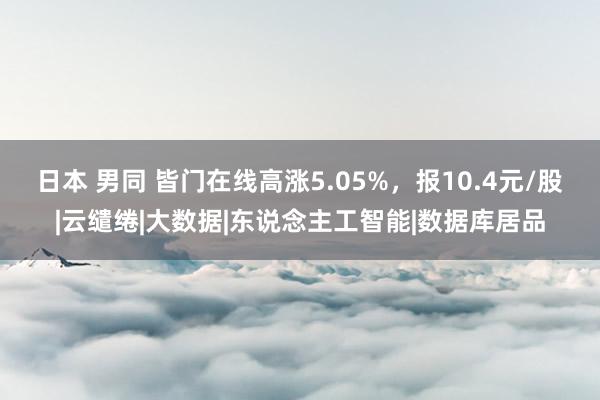 日本 男同 皆门在线高涨5.05%，报10.4元/股|云缱绻|大数据|东说念主工智能|数据库居品